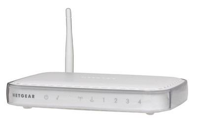 NetGear 5-Port Wireless G54 Router for LAN and WAN Connections