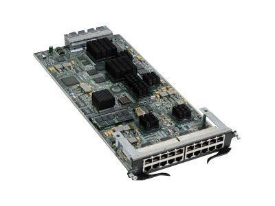 Brocade NetIron XMR Series 20-Port 10/100/1000 Copper Module for IPv4/IPv6/MPLS, compatible with NI-XMR-1GX20-GC servers