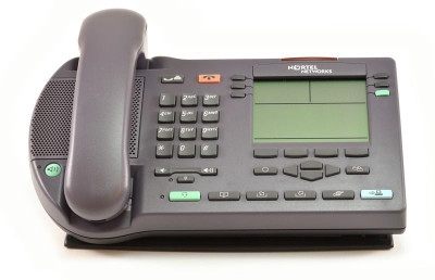 Nortel Internet Phone Grey/Char - Compatible with NTEX00BA - VoIP Phone for Office Use