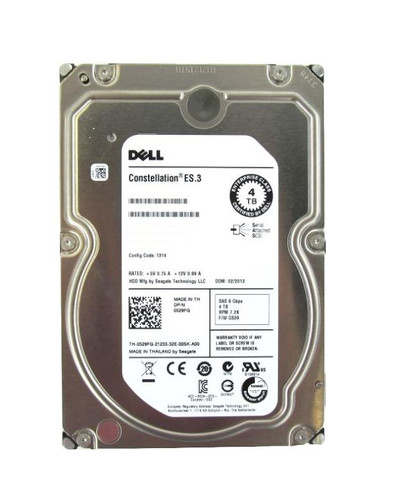 529FG - Dell 4TB 7200RPM 128MB SAS HDD
