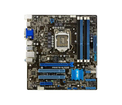 ASUS P8B75-M Intel B75 Micro-ATX Motherboard for Core i7/i5/i3 LGA1155. Compatible with PCI Express, SATA, USB3.0.