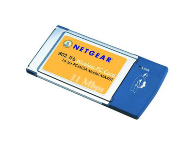 PS401 - NetGear 802.11b 16-Bit Wireless PCMCIA Card