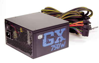 Cooler Master GX 750W Power Supply for ATX12V SATA PCI-Express - RS750-ACAAE3-US-A1 - Compatible with various systems