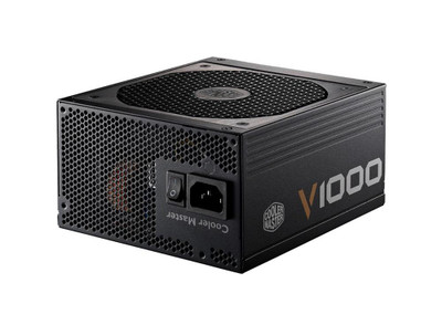Cooler Master V1000 1000W Power Supply 80+ Gold Silent 135mm Fan Full Modular Cable Design 9 SATA Compatible