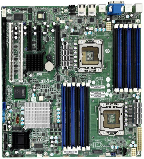 S7020AGM2NR Tyan S7020 Socket LGA 2366 Intel 5520/ICH10R Chipset DDR3 Intel Xeon 5500/5600 Series Processors Support DDR3 12x DIMM 6x SATA 3.0Gb/s SSI EEB Server Motherboard
