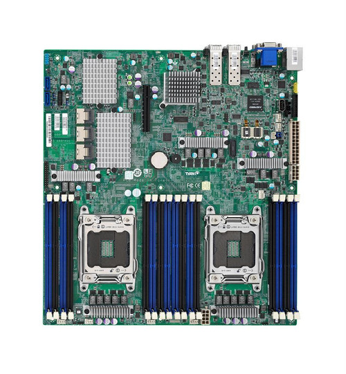 S7067 Tyan Socket LGA 2011 Intel C602 Chipset Intel Xeon E5-2600/E5-2600 v2 Series Processors Support 16 xDIMM 10xGbE support BCM57810S 6x SATA EATX Server Motherboard