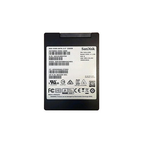 SD7SB6S-256G-1006 - SanDisk 256GB TLC SATA 6Gbps 2.5" SSD