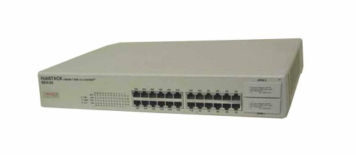 SEH-24 Enterasys 24-Port Stackable non Intelligent Ethernet Hub 24 RJ45s with two EPIM Slots
