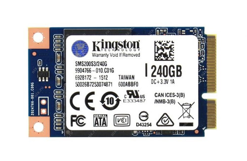 SMS200S3/240G Kingston SSDNow mS200 Series 240GB MLC SATA 6Gbps mSATA Internal Solid State Drive (SSD)