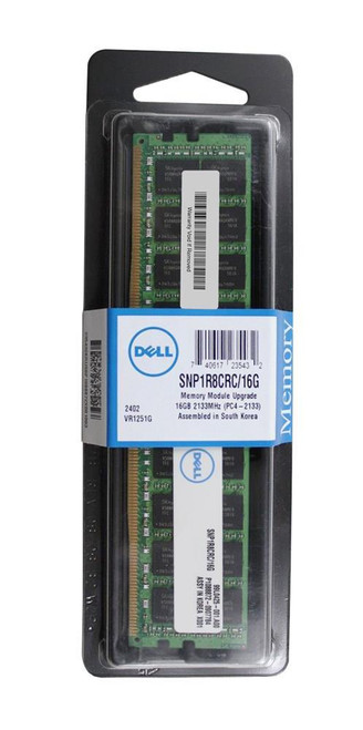 SNP1R8CRC - Dell 16GB PC4-17000 DDR4-2133MHz Registered ECC CL15 288-Pin DIMM 1.2V Dual Rank Memory Module