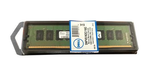 SNPV51K2C/16G - Dell 16GB PC4-17000 DDR4-2133MHz non-ECC Unbuffered CL15 288-Pin DIMM 1.2V Dual Rank Memory Module