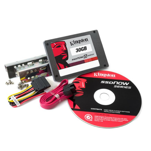 SNV125-S2BD/30GB - Kingston Technology 30GB SATA 3Gb/s 2.5" Hot-Swappable SSD