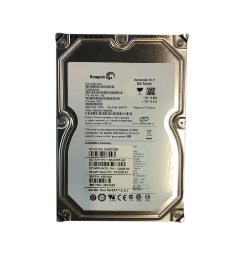 SP-282B-R5 - NETAPP 500GB SATA 7200RPM 3.5" HDD