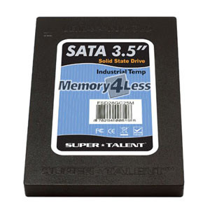 SS128A6C35I - SUPER TALENT 128GB SLC SATA 3.5" Industrial SSD