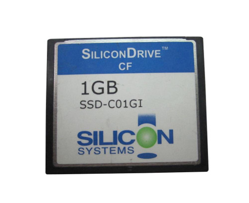 SiliconSystems SiliconDrive 1GB CompactFlash Type I SSD for Industrial Grade ATA/IDE (PATA) Devices