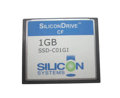 SSD-C01GI-3021 - Silicon Systems 1GB ATA/IDE CompactFlash Type I SSD