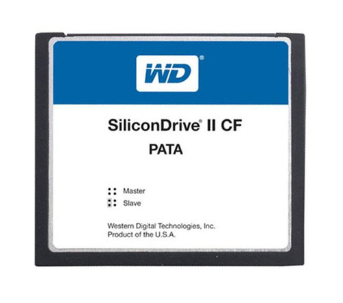 SSD-C02G-4500 Western Digital SiliconDrive II 2GB ATA-66 (PATA) CompactFlash (CF) Type I Internal Solid State Drive (SSD)