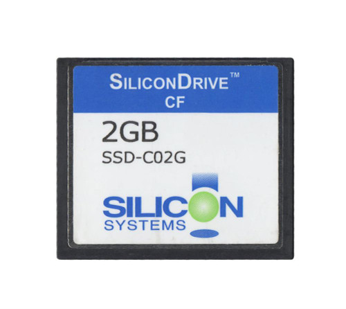 SiliconSystems SiliconDrive 2GB ATA/IDE CompactFlash Type I SSD, Industrial Grade - Compatible with ATA/IDE devices