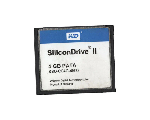 SSD-C04G-4500 - Western Digital 4GB IDE ATA-66 CompactFlash Type I SSD