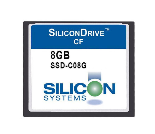 SiliconSystems SiliconDrive 8GB ATA/IDE CompactFlash SSD for Internal Storage