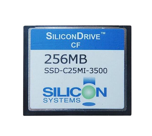 SSD-C25M-3500 - Silicon Systems 256MB ATA/IDE CompactFlash Type I SSD
