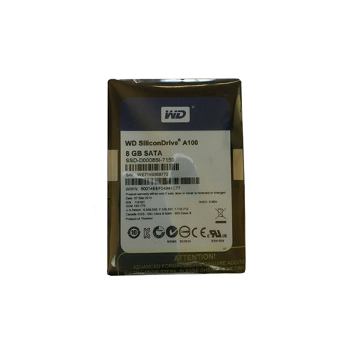 SSD-D0008SI-7150 - Western Digital 8GB SLC SATA 3Gb/s 2.5" SSD