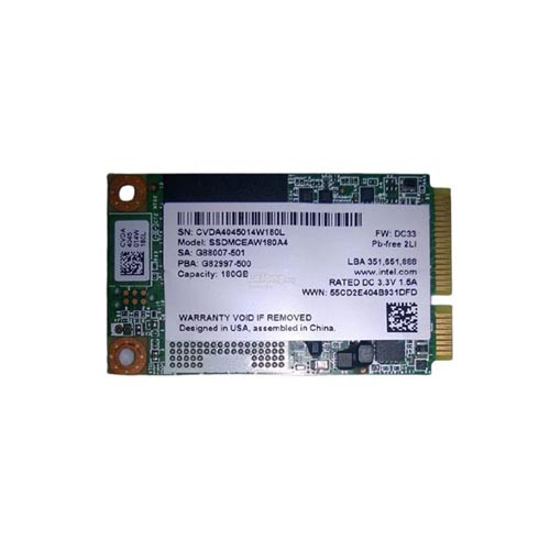 SSDMCEAW180A4 - Intel 180GB SATA 6Gb/s mSATA SSD