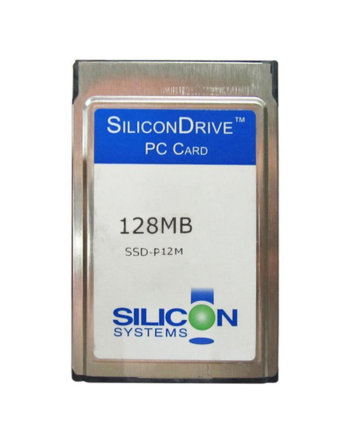 SiliconSystems SiliconDrive 128MB ATA PC Card Type II SSD for Internal Storage - SSD-P12M-3016