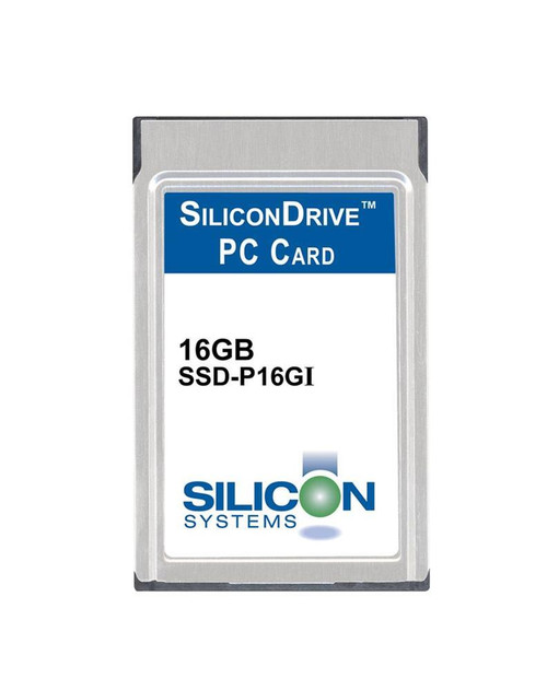 SiliconSystems SiliconDrive 16GB ATA PC Card Type II SSD for Industrial Use