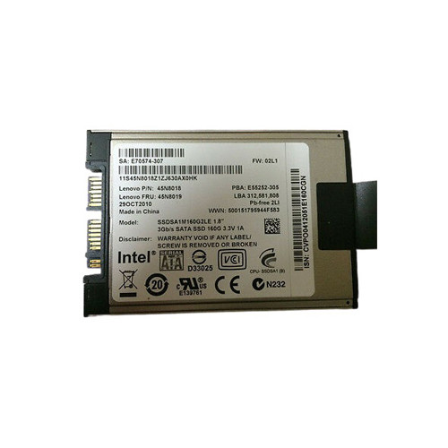 SSDSA1M160G2LE - Intel 160GB SATA 3Gb/s 1.8" SSD