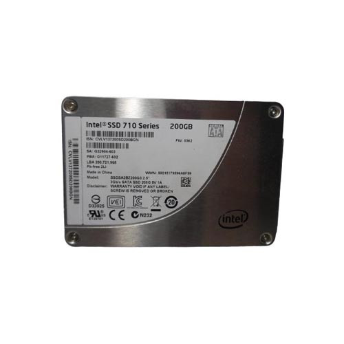 Intel SSDSA2BZ200G3 710 Series 200GB SATA 3Gbps 2.5SSD