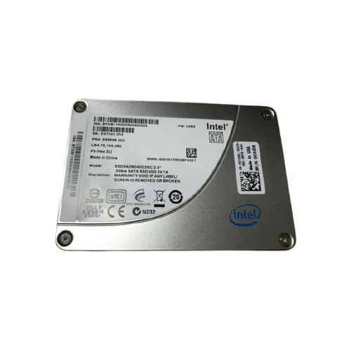 SSDSA2M040G2GC - Intel 40GB SATA 3Gb/s 2.5" SSD