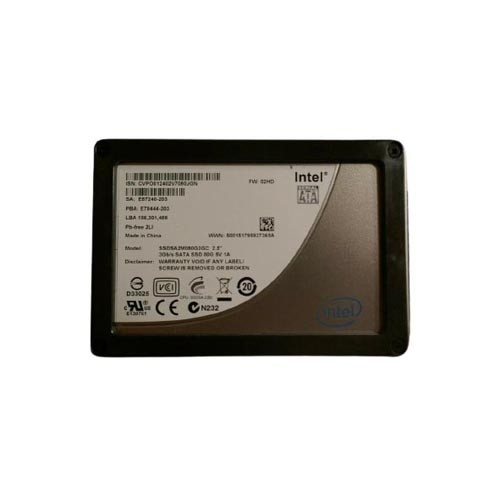 SSDSA2M080G2GC - Intel 80GB SATA 3Gb/s 2.5" SSD