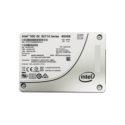 SSDSC2BA800G4 - Intel 800GB SATA 6Gbps 2.5" MLC SSD