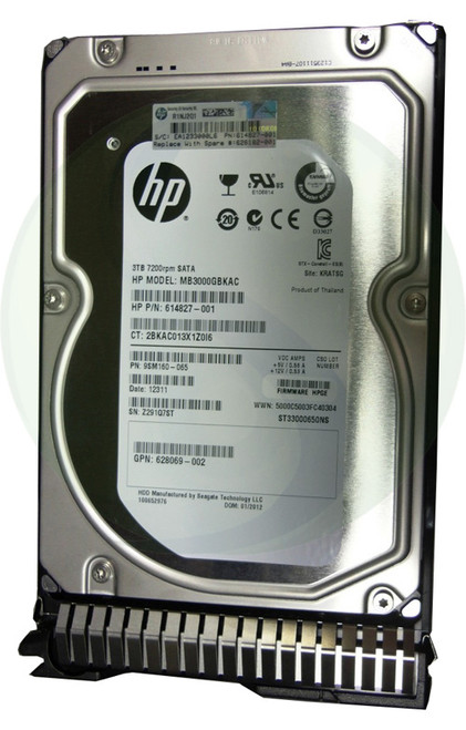 628061-B21 - HP 3TB 7200RPM SATA 6Gb/s 3.5" Hot-Swap HDD