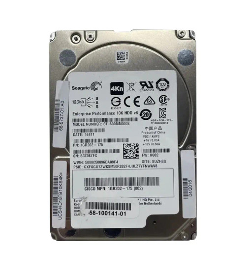 ST1800MM0008 - Seagate 1.8TB 10K RPM SAS 12Gb/s 2.5" HDD