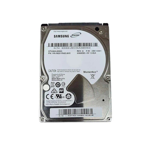 ST2000LM003 - Seagate 2TB 5400RPM SATA 32MB 2.5" HDD