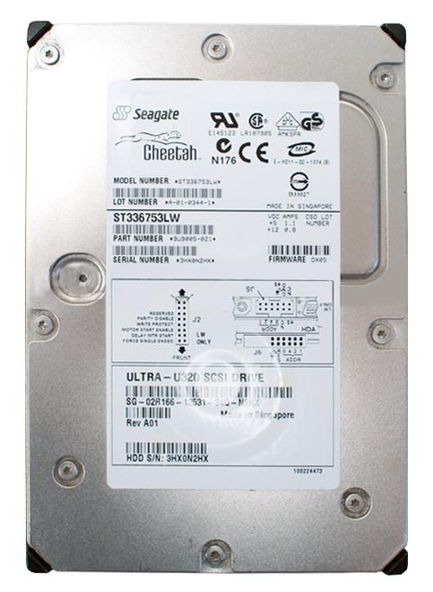 ST336753LW - Seagate 36.7GB 15000RPM Ultra320 SCSI 3.5" HDD