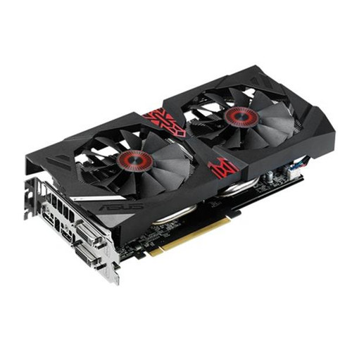 STRIX-R9285-DC2-2GD5 ASUS AMD Radeon R9 285 2GB GDDR5 256-Bit HDMI / DisplayPort / DVI-I / DVI-D PCI-Express 3.0 Video Graphics Card