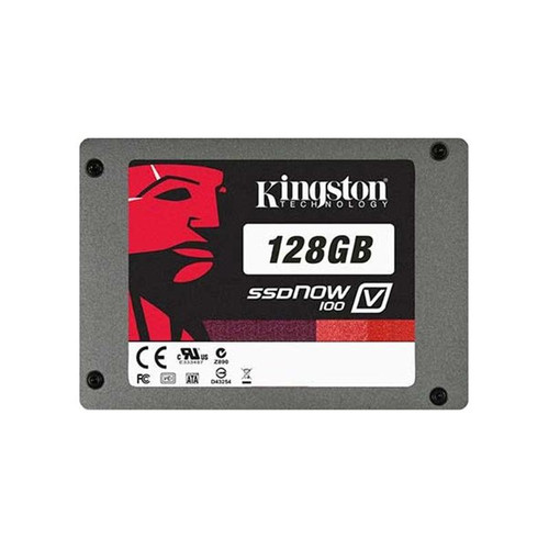 SV100S2/128GZBK Kingston SSDNow V100 Series 128GB MLC SATA 3Gbps 2.5-inch Internal Solid State Drive (SSD) (Bulk Pack)