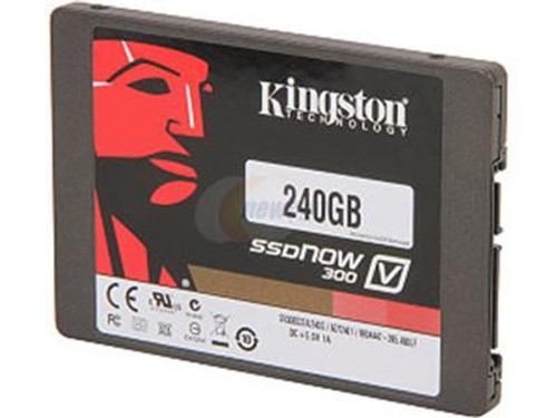 SV300S37A/240G Kingston SSDNow V300 Series 240GB MLC SATA 6Gbps 2.5-inch Internal Solid State Drive (SSD)