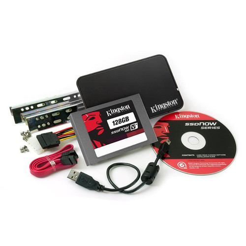 SVP100S2B/128G Kingston SSDNow V+100 Series 128GB MLC SATA 3Gbps 2.5-inch Internal Solid State Drive (SSD)