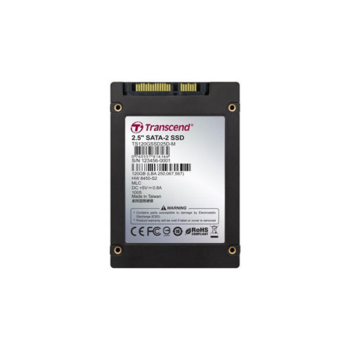TS120GSSD25D-M - Transcend 120GB SATA 3Gb/s 2.5" Hot Swap SSD
