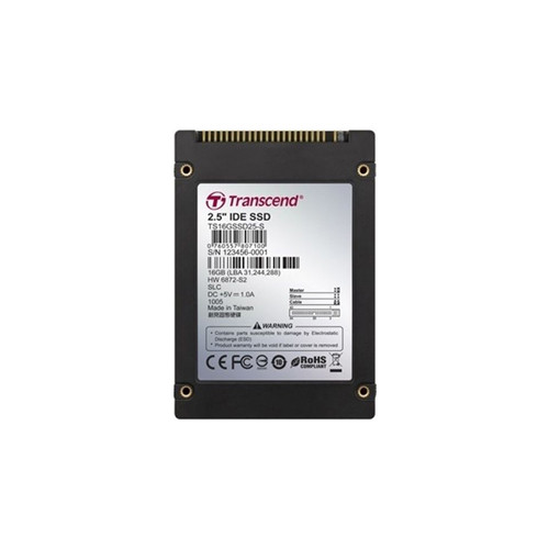 TS16GSSD25-S - Transcend 16GB SLC PATA 44-Pin 2.5" SSD