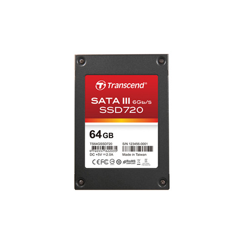 TS64GSSD720 - Transcend 64GB SATA 6Gb/s 2.5" SSD