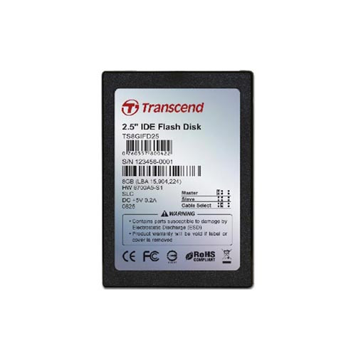 TS8GIFD25 - Transcend 8GB SLC PATA 44-Pin 2.5" SSD