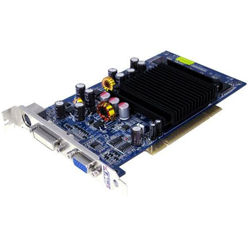 VCG62256PPB - PNY GeForce 6200 256MB 64-Bit GDDR2 PCI D-Sub/ S-Video Out/ DVI Video Graphics Card