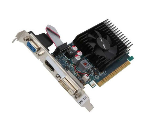 VCGGT630SLXPB PNY NVIDIA GeForce GT 630 1GB DDR3 VGA/ DVI/ HDMI Low Profile PCI Express Video Graphics Card