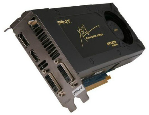 VCGGTX670XPB PNY GeForce GTX 670 2GB 256-Bit GDDR5 PCI Express 3.0 x16 HDCP Ready/ SLI Support Video Graphics Card