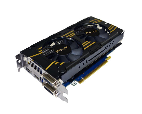 VCGGTX7602XPB-OC - PNY Nvidia GeForce GTX 760 OC 2GB GDDR5 Dual DVI/ HDMI/ DisplayPort PCI Express Video Graphics Card